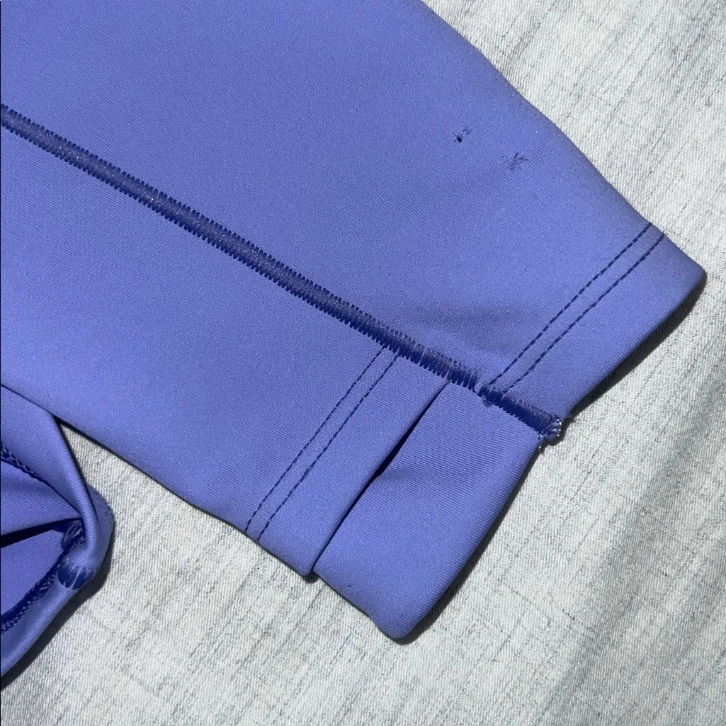 New Spanx Long Sleeve Athletic Tech Top Running Purple Sz Large - Image 5