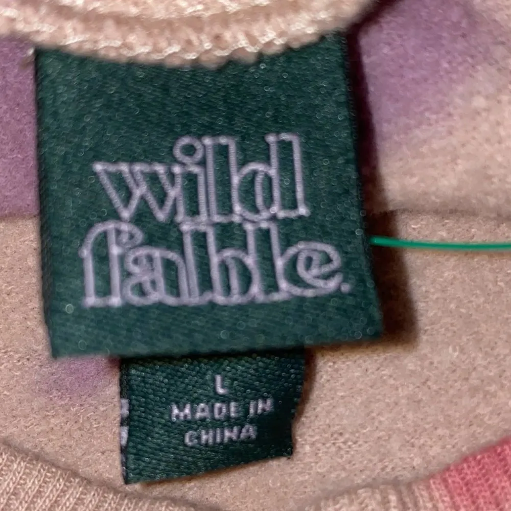 Wild Fable Tie Dye Tiered Mock neck Multicolored Peach Dress w/pockets NWTs Sz L - Image 6