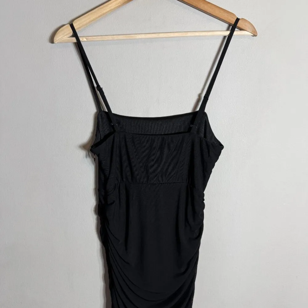 Showpo. Coming For You Mesh Midi Dress Women's 6 Black Formal Cocktail Party - Image 11