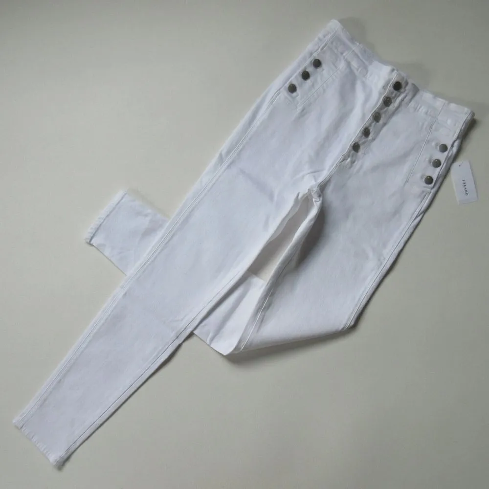 NWT J Brand Natasha in Blanc White Sky High Skinny PhotoReady Stretch Jeans 30 - Image 4