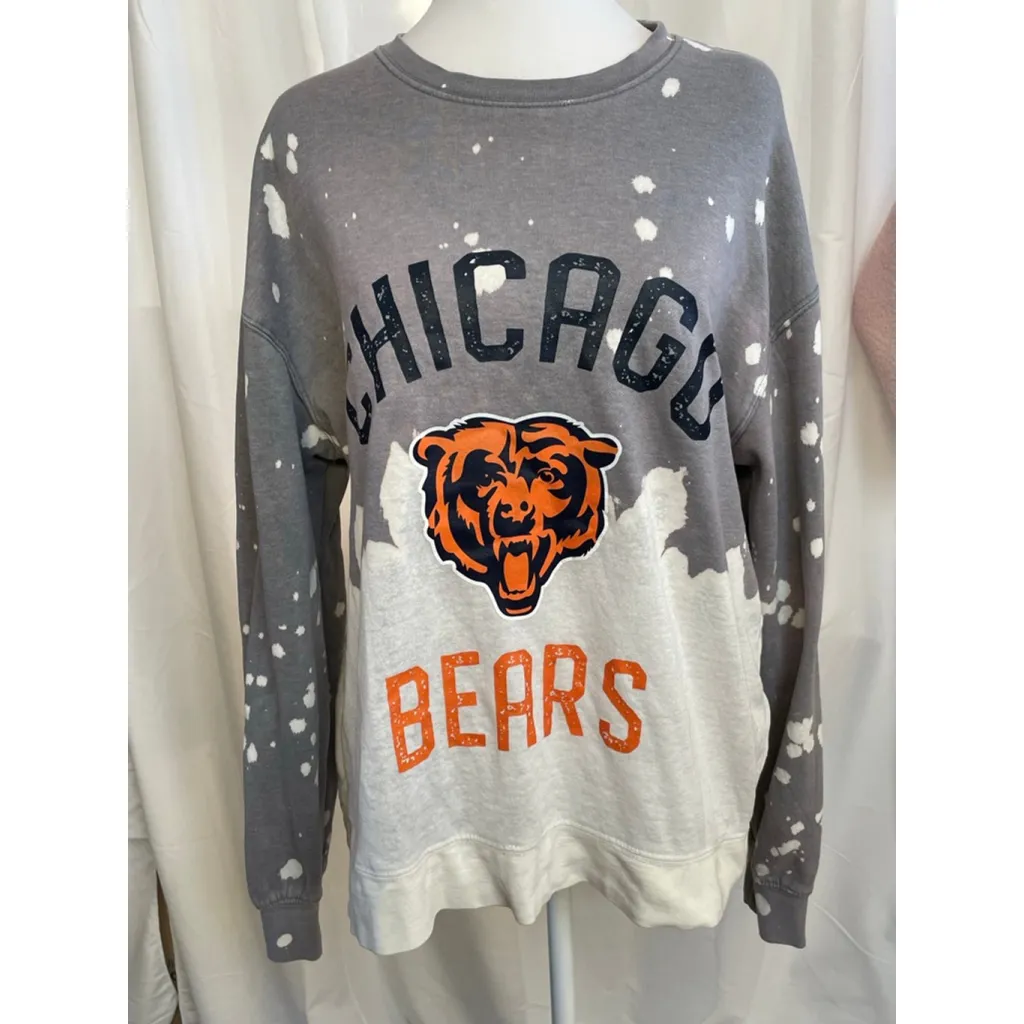 Gameday Couture Women's Gray Chicago Bears Sweatshirt M Size M - Image 2