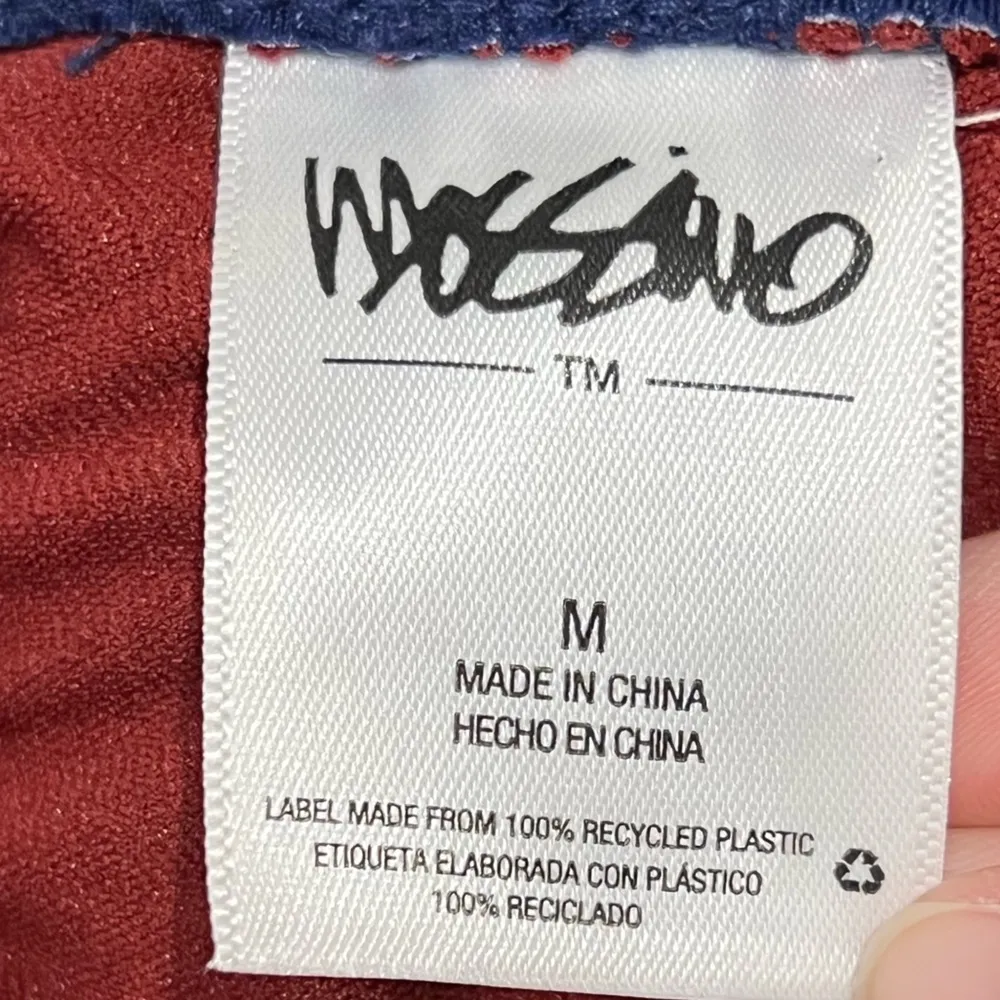 Mossimo Aztec Women’s Swim Bikini Top Blue Size M - Image 3