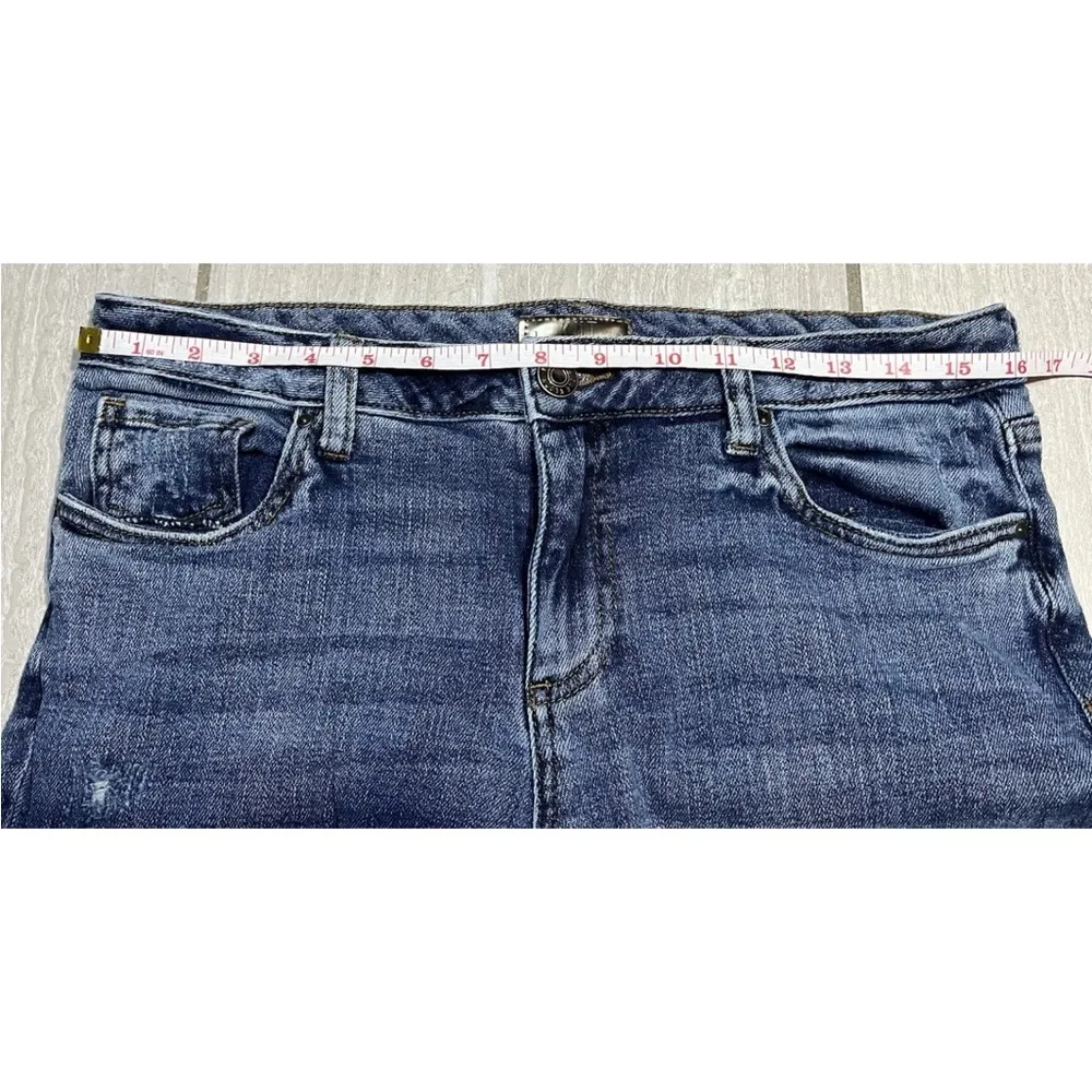 Kut from the Kloth Reese Ankle Straight Leg Jeans Women’s 10 Distressed Fray - Image 8