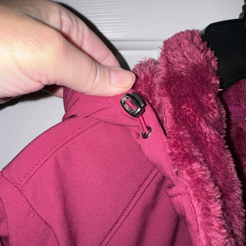 ZeroXposure New Lillian Soft Shell Lined Jacket Zip Pockets Raspberry Pink XL - Image 5