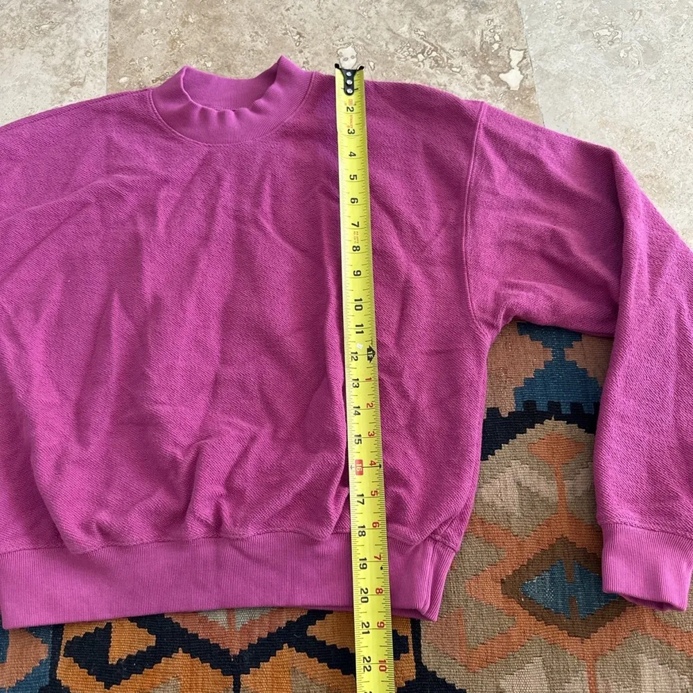 Long sleeve crewneck sweater crop top California basic MAD HAPPY - Image 3