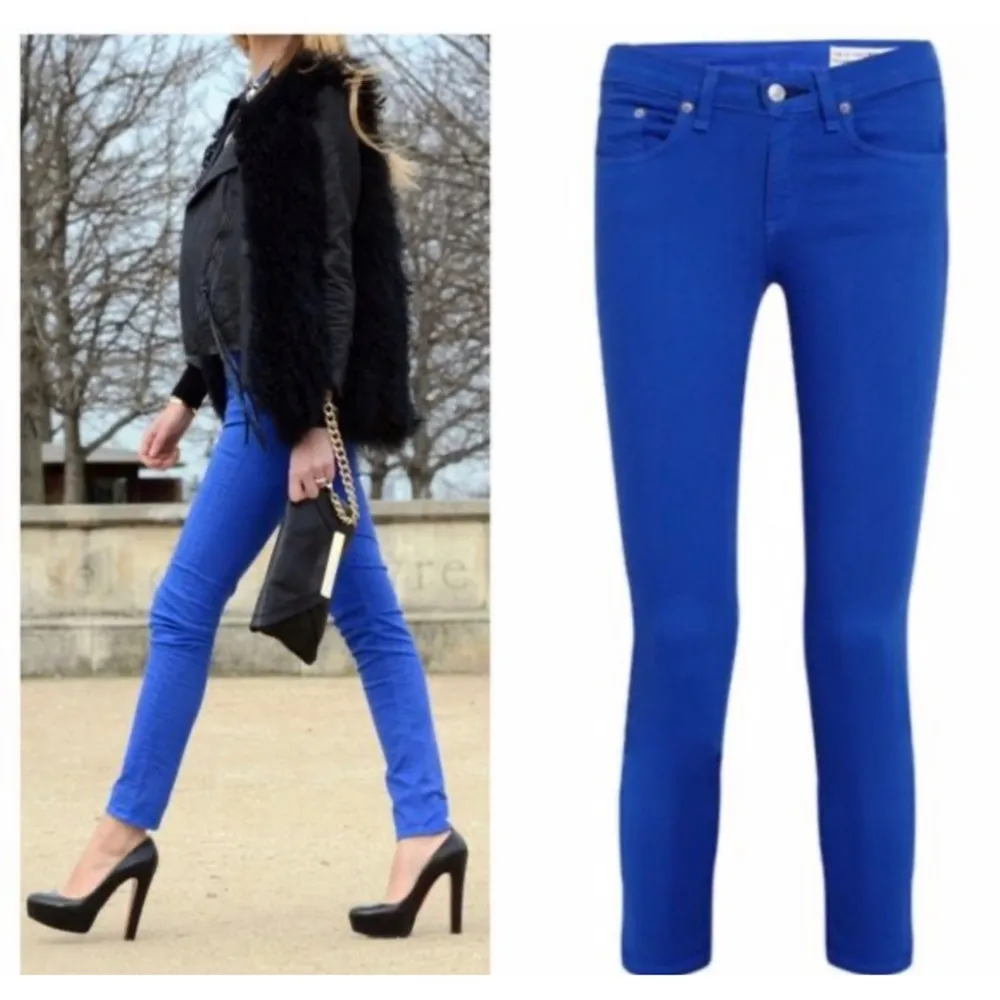 Rag & Bone royal electric blue Jean - Image 4