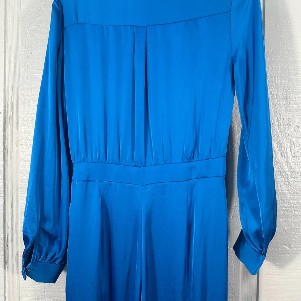 Strut and Bolt Blue Long Sleeve Pantsuit Size Small NWT - Image 10