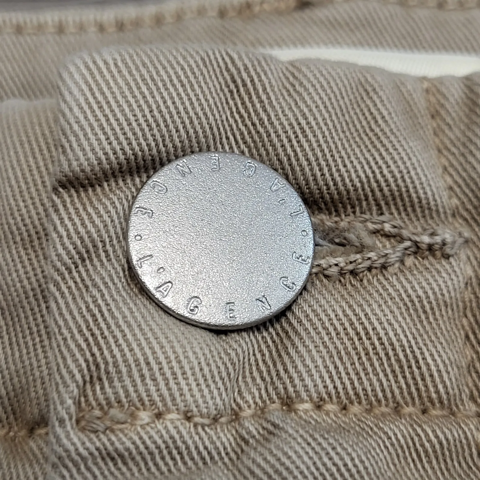 L'AGENCE Brooklyn High Rise Wide Leg Utility Cargo Pants Rye Size 26 Gorpcore - Image 6