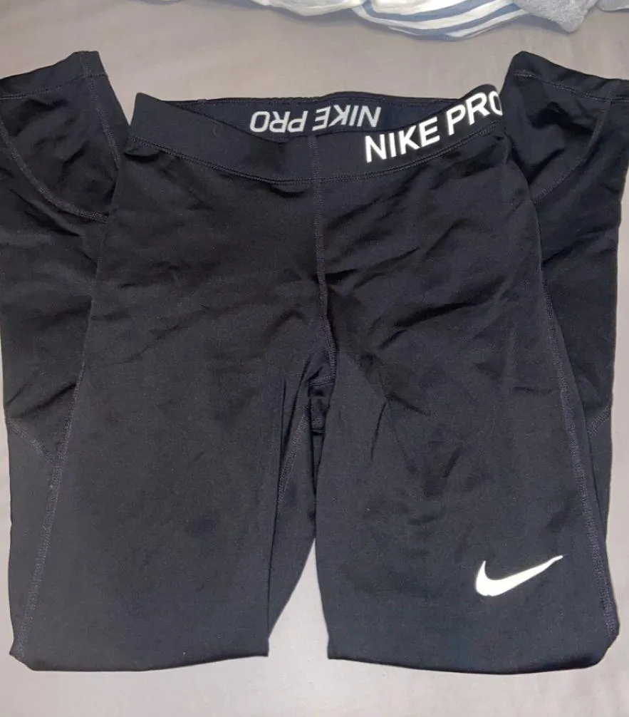 Nike Pro Leggings Black - Image 2
