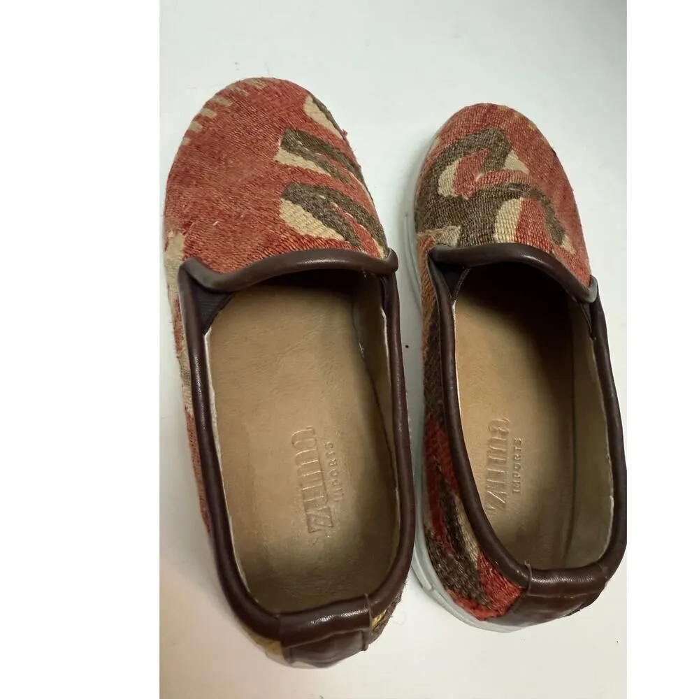 Zuma Imports Turkish Kilim Slip On Shoes Women's Sz. 39 (US 8) - Image 10