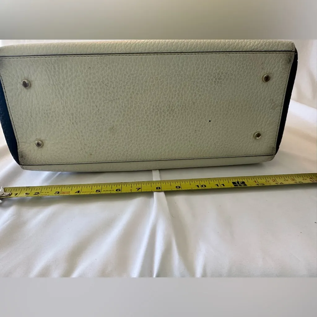 KATE SPADE Southport Avenue Lydia ivory black  Leather bag MSRP $428 (pu190 - Image 8