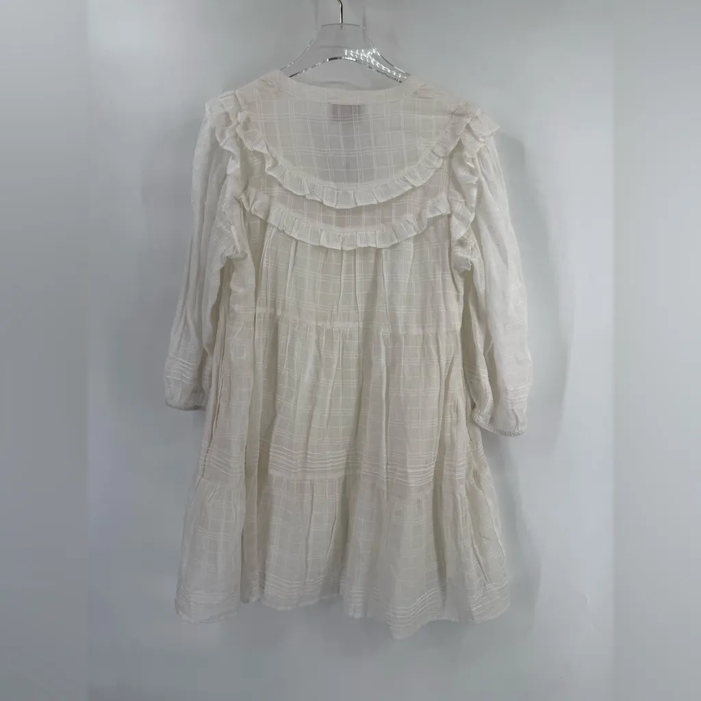 Cleobella Elliot Mini Dress Ivory medium NWT - Image 4