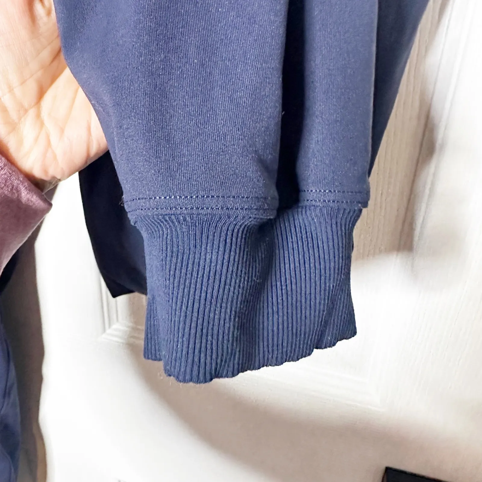 Lululemon On The Fly Navy Jogger Pants Womens Size 10 Athleisure Casual Workout - Image 7