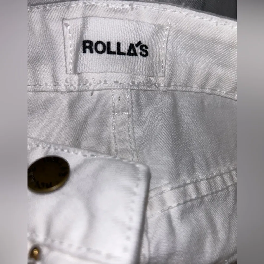 Rolla’s Claudia Skirt - White Denim - Distressed with Frayed Hem - NWT - Size 27 - Image 10