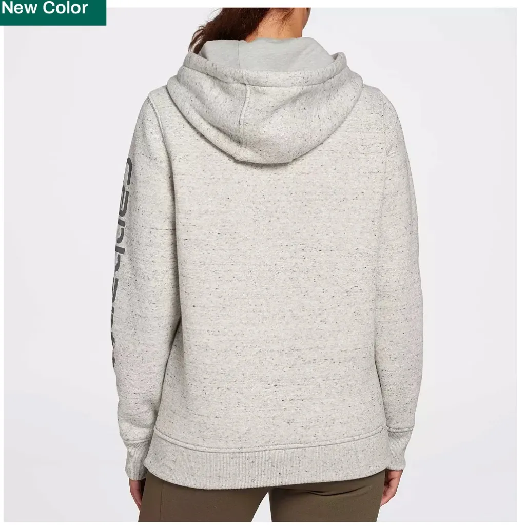 CARHARTT Women's Clarksburg Graphic Sleeve Hoodie in Charcoal Nep Size M - Image 3