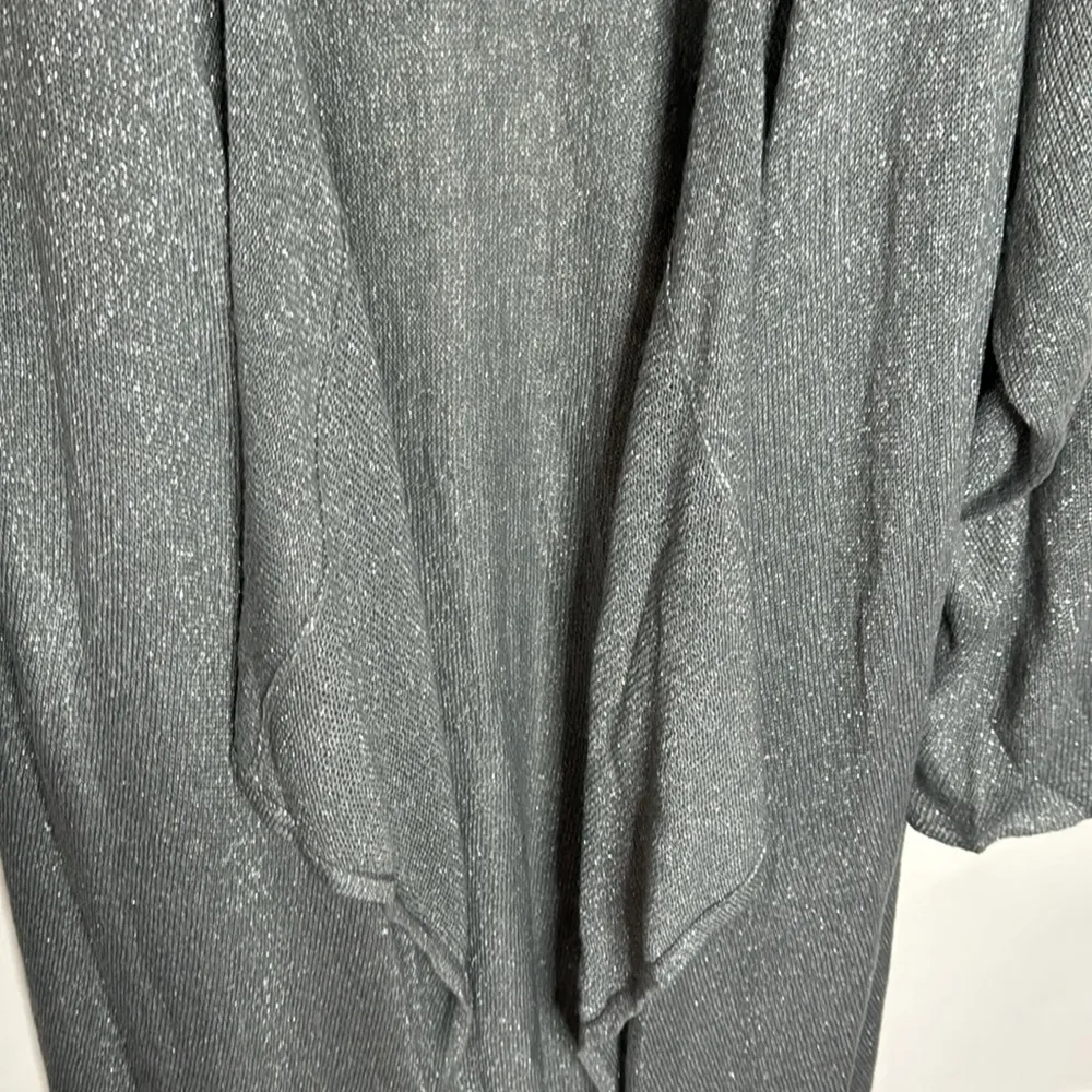 Cacique grey cascading shimmering Longline Cardigan Size 26 / 28 - Image 5