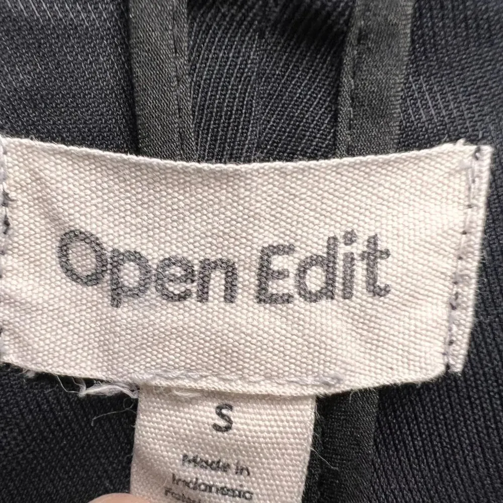 OPEN EDIT Black Lightweight Blazer size Small NWOT - Image 4