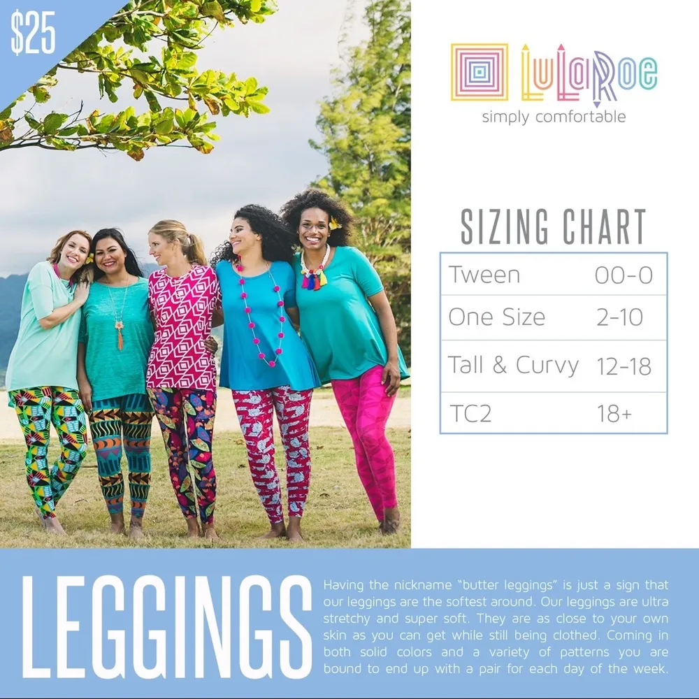 🎄2 for $20🎄Lularoe Christmas Leggings Size Tween - Image 2