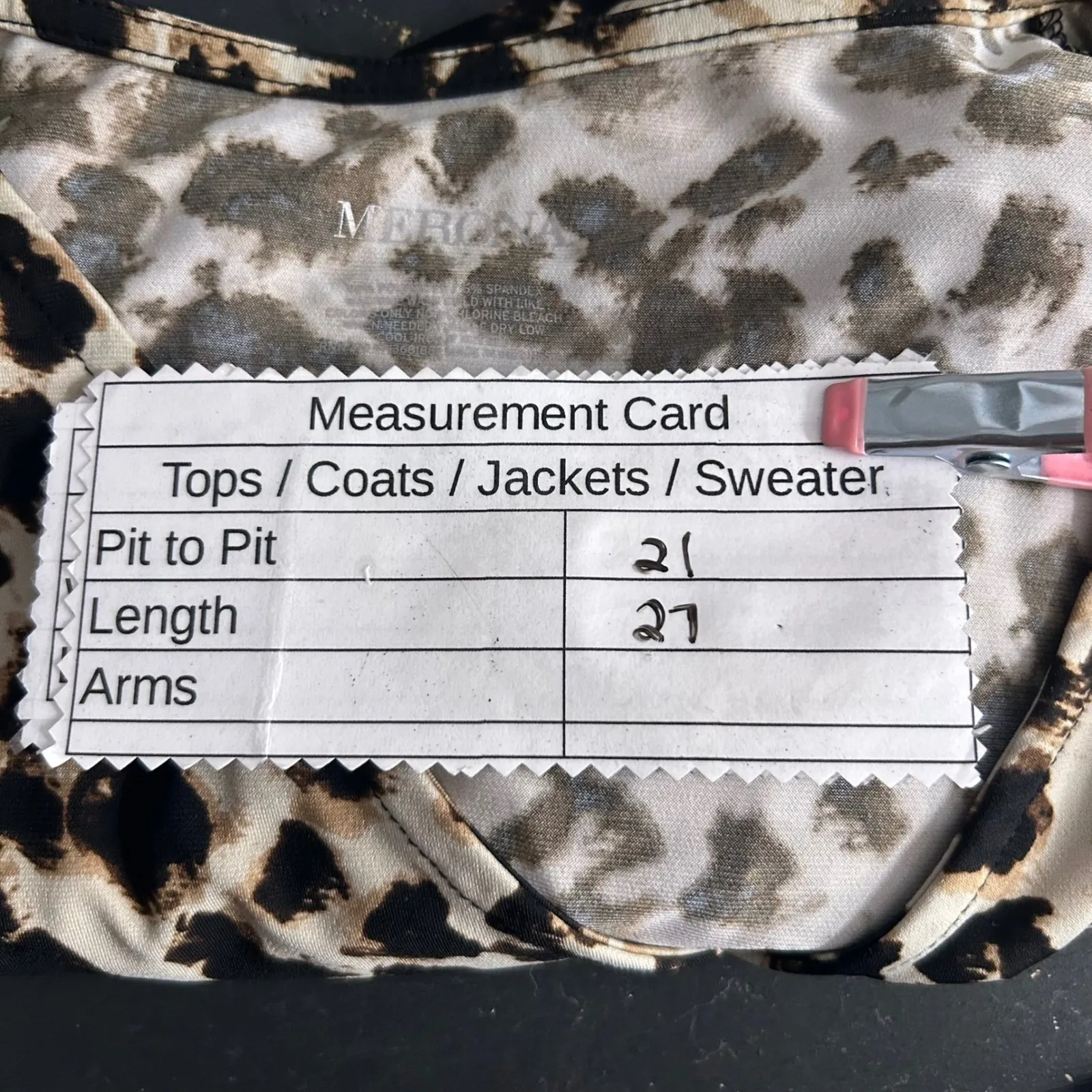 Vtg Y2K Merona Babydoll‎ Leopard Blouse Brown Small - Image 8