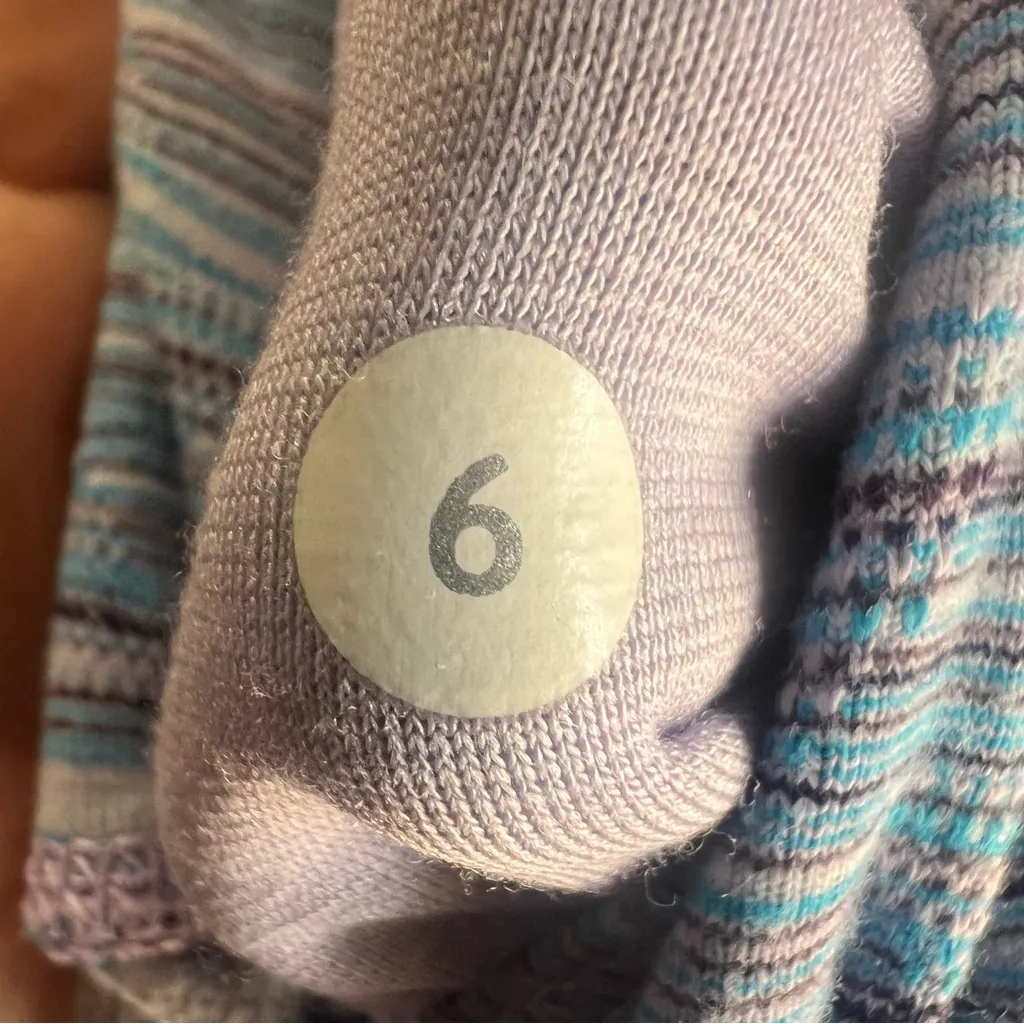 Lululemon Wunder Under Crop III Space Dye Twist Lullaby Ray Women’s Size 6 - Image 9