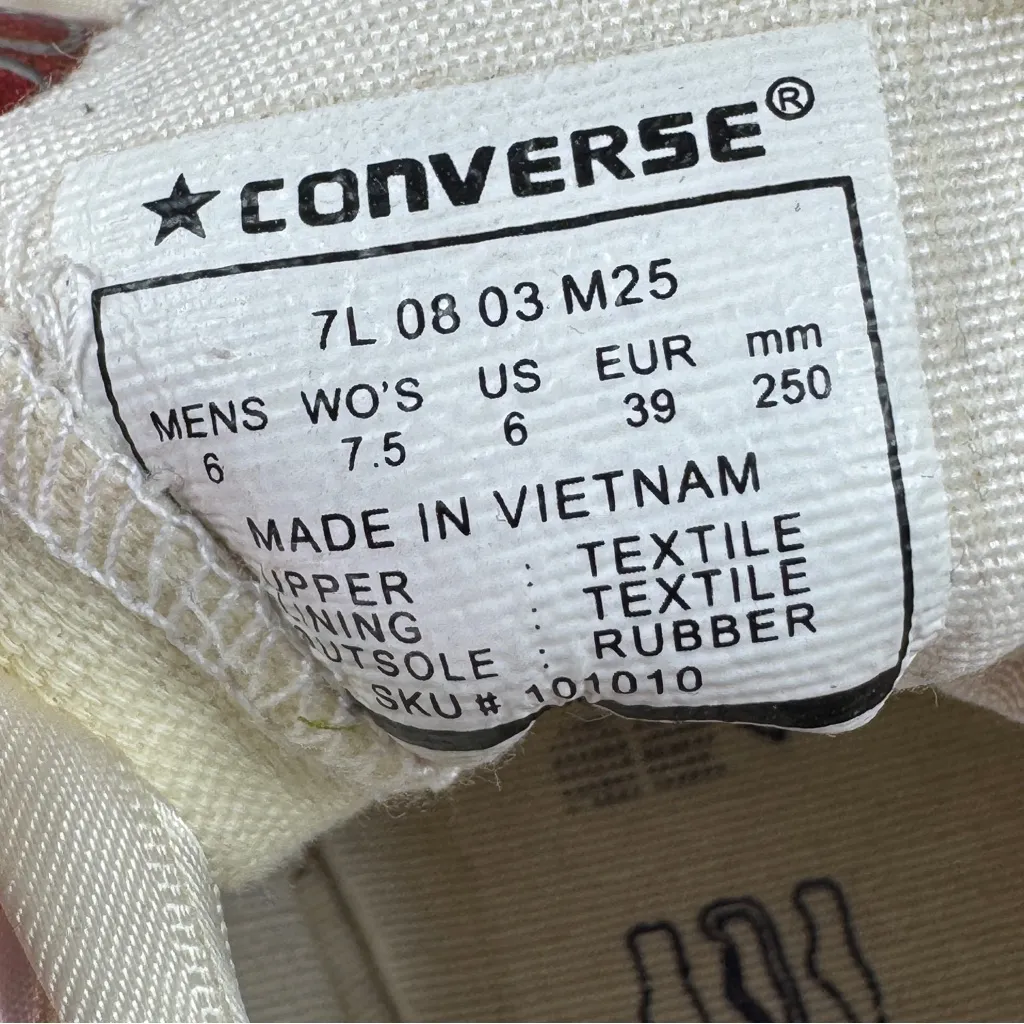 Converse Chuck Taylor Pearls Rhinestone Low Top Sneakers Ivory 7.5 Wedding Bride - Image 10