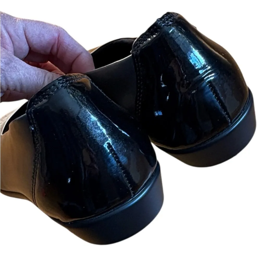 Like New SAS Leather Tripad Comfort
Shoes Pewter Black Size 10 Wide - Image 5