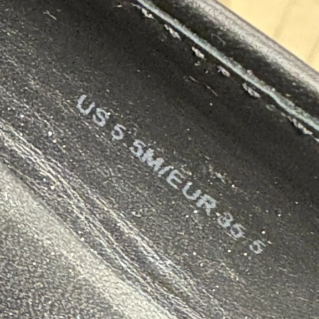 EXCELLENT Vince Fletcher Leather Platform Sneaker US 5.5 Perforated Slip-On - Image 10