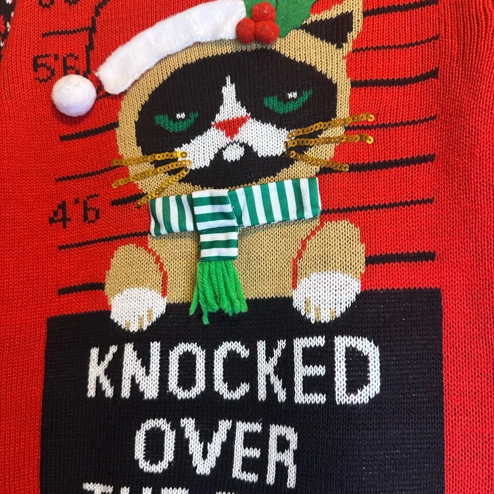 No‎ Boundaries Red and Green Sweater - Image 3