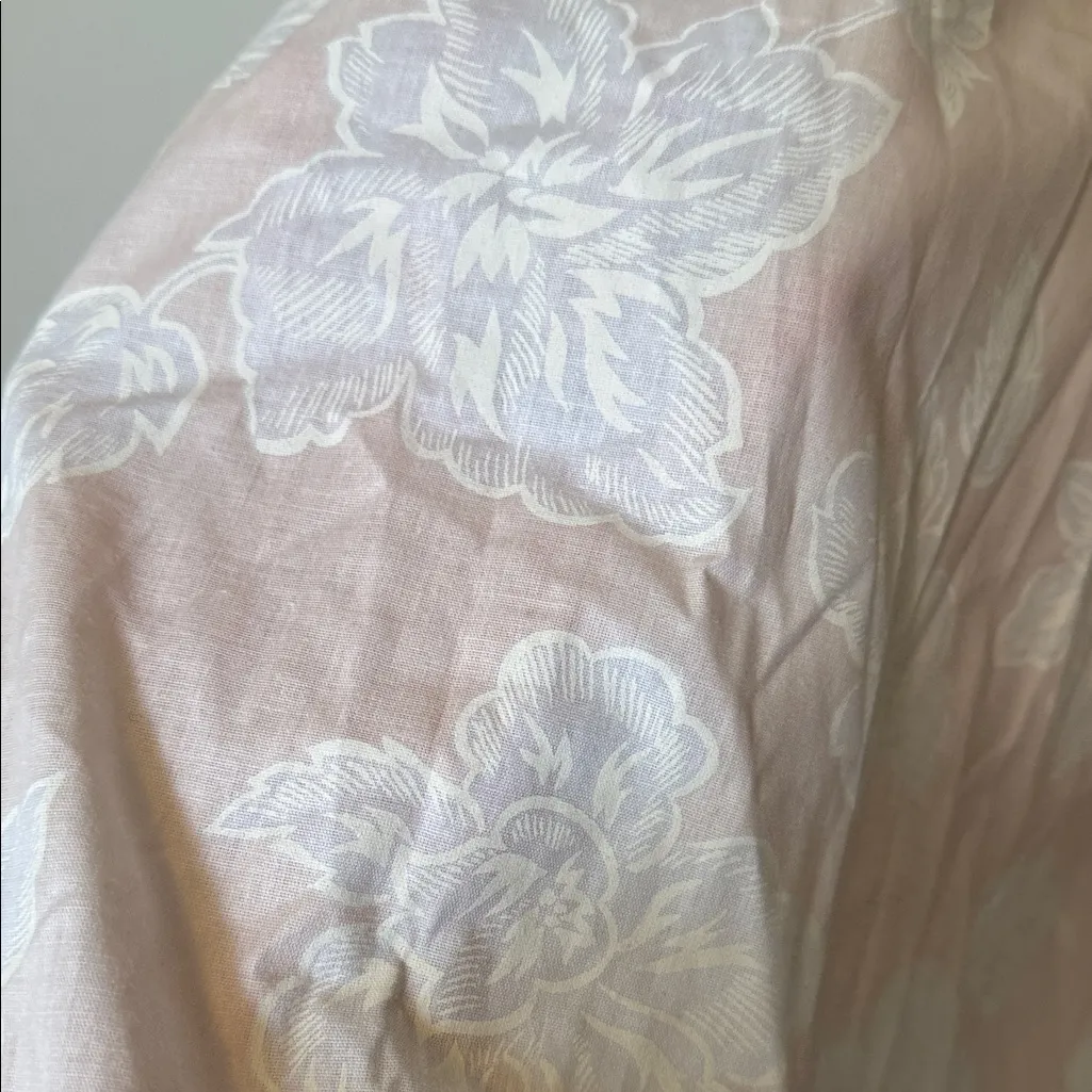 Vintage Union Made Elegant Pink and White Floral Dress - Image 8