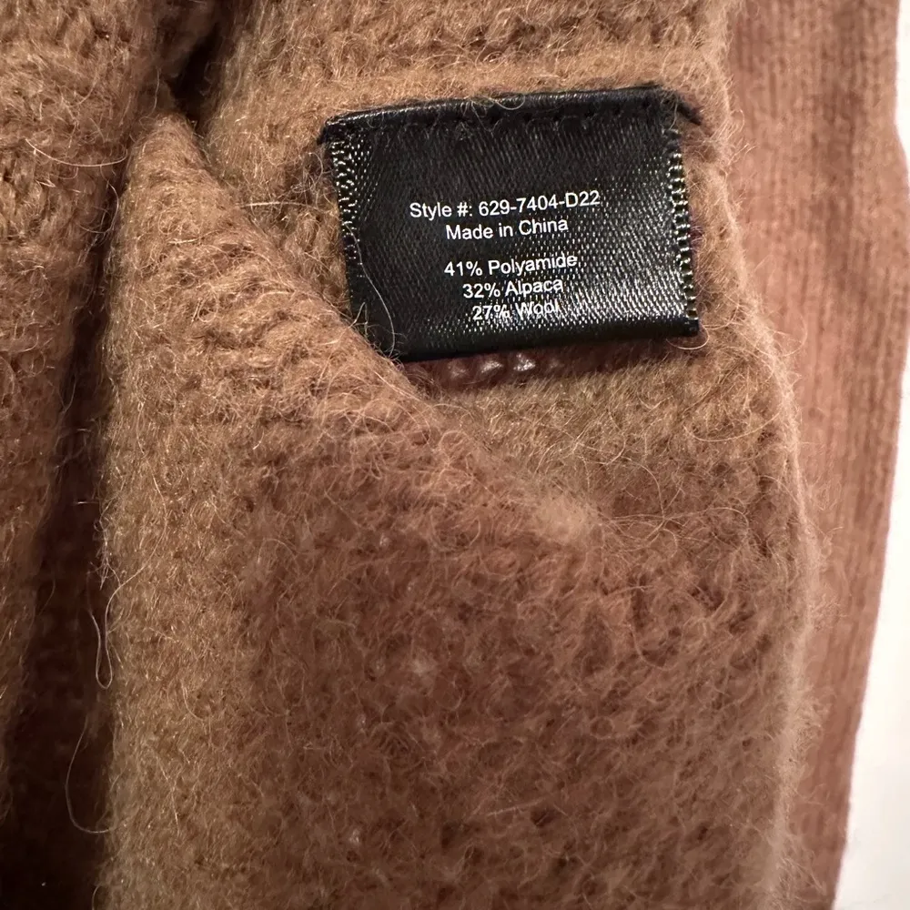 Jenni Kayne Alpaca Mock Neck Pullover Sweater size large - Image 6