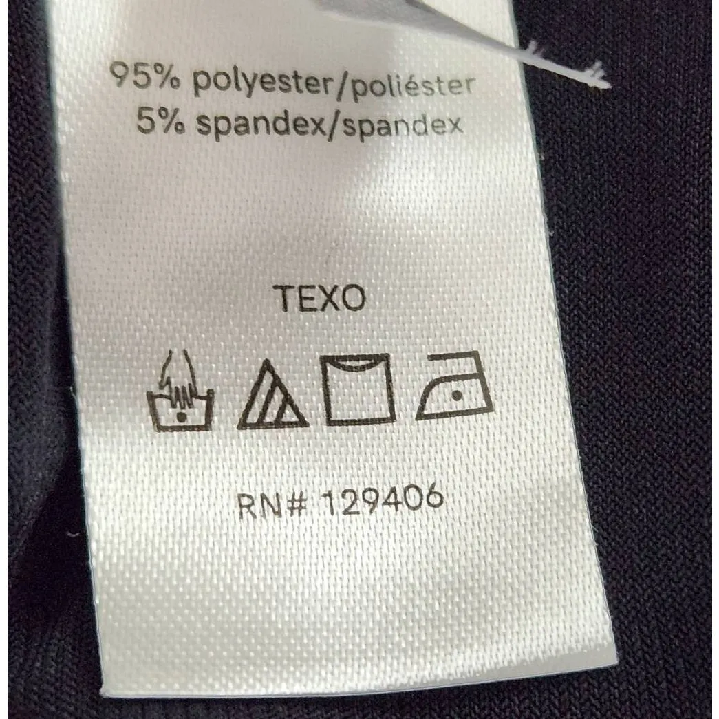 Venus Black Bodycon Dress with Floral Embroidered Shoulder Cutouts Size XL - Image 9