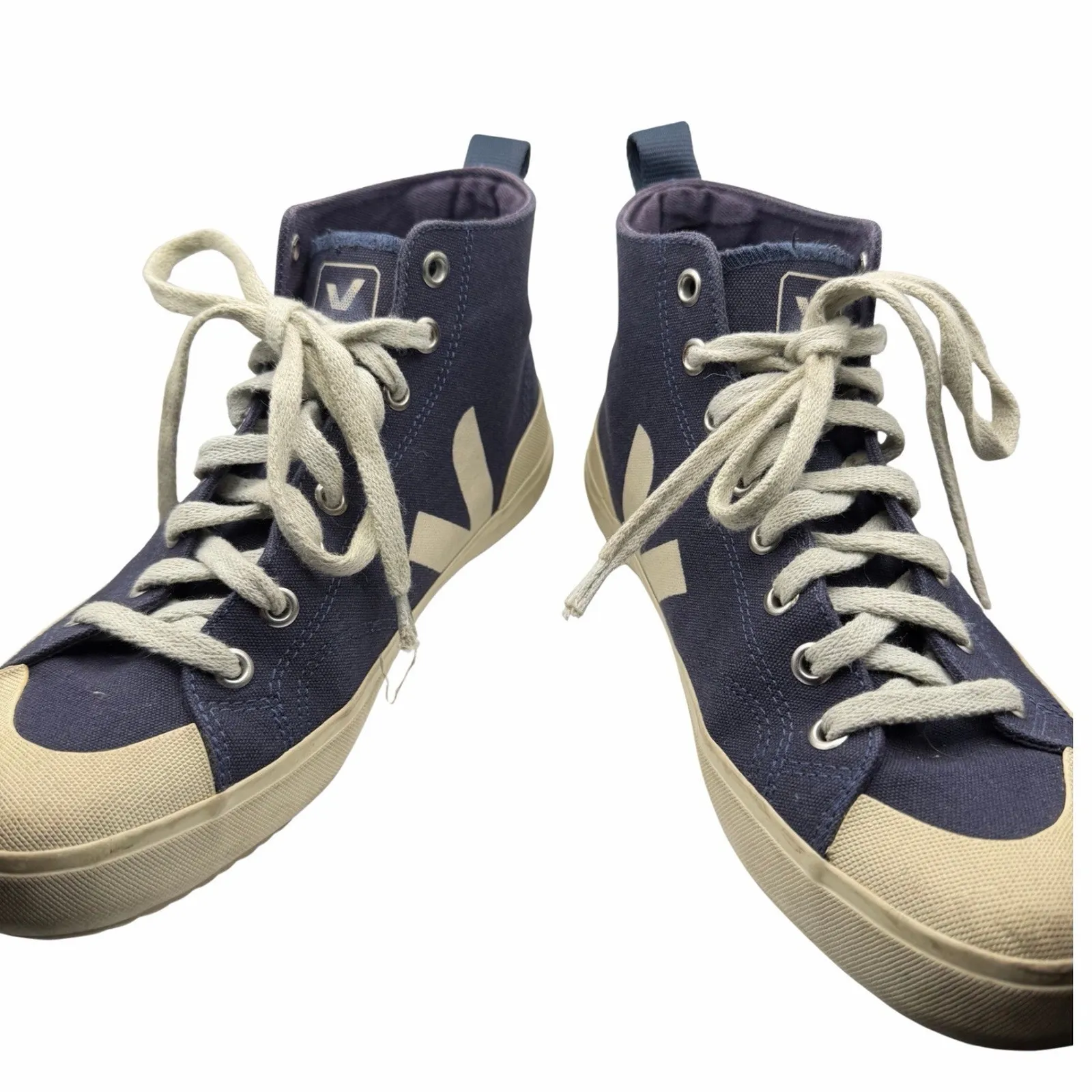 Veja Blue High-Top Sneakers Women's size 39/8 Streetwear Casual - Image 3