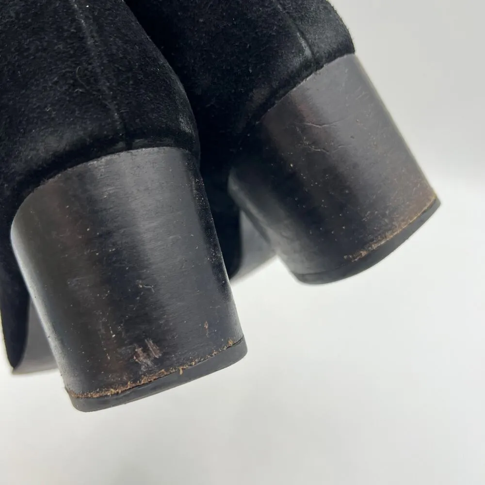 Thursday Boot Company Paloma Booties Black Suede Boots Size 9 - Image 6