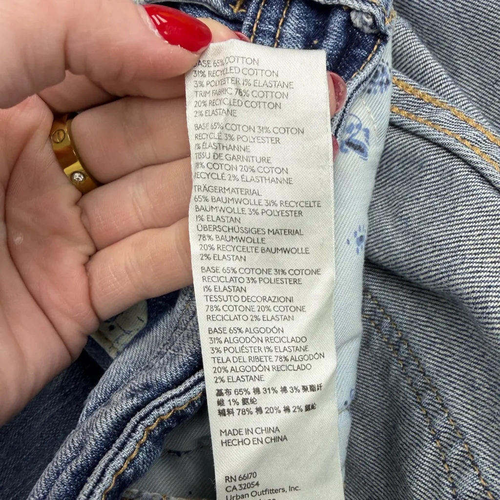 Pilcro Men's Blue and Patterned Straight Jeans - Image 5