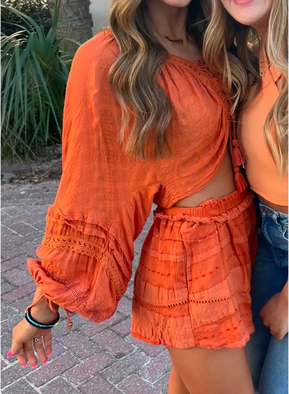 Free People Embroidered Set - Image 3