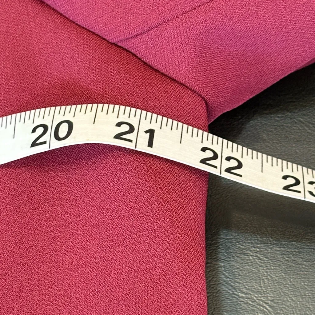 Kasper Deep Red Women's Blazer see description for size. Great condition. - Image 10