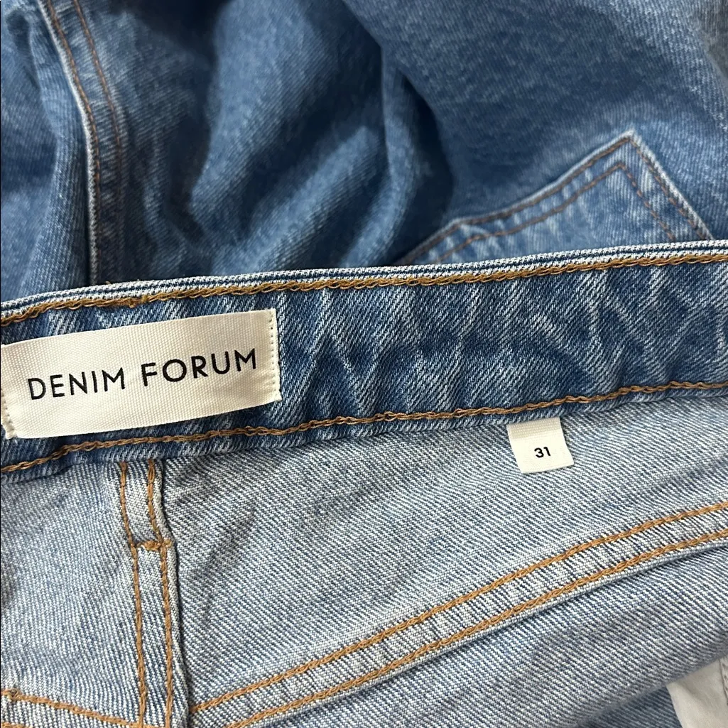 Aritzia Denim Forum Rowan Curve-fit Super Hi Straight Ankle Jean 121793 size 31 - Image 4