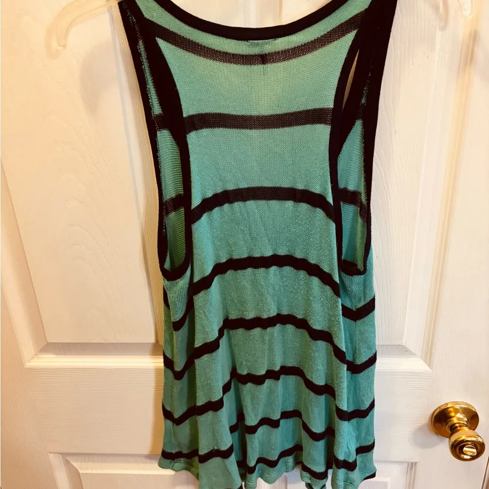 Splendid Black and Green Tank Top - Image 2