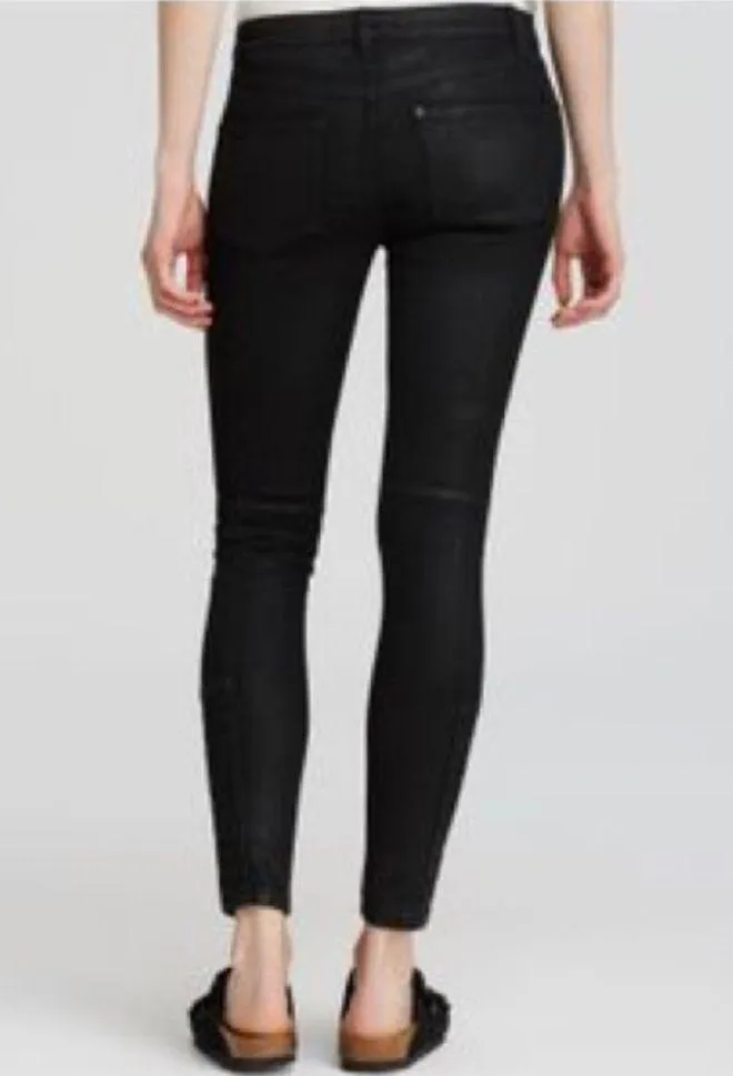 Free People Jillian Coated Low Rise Jeans - Image 2