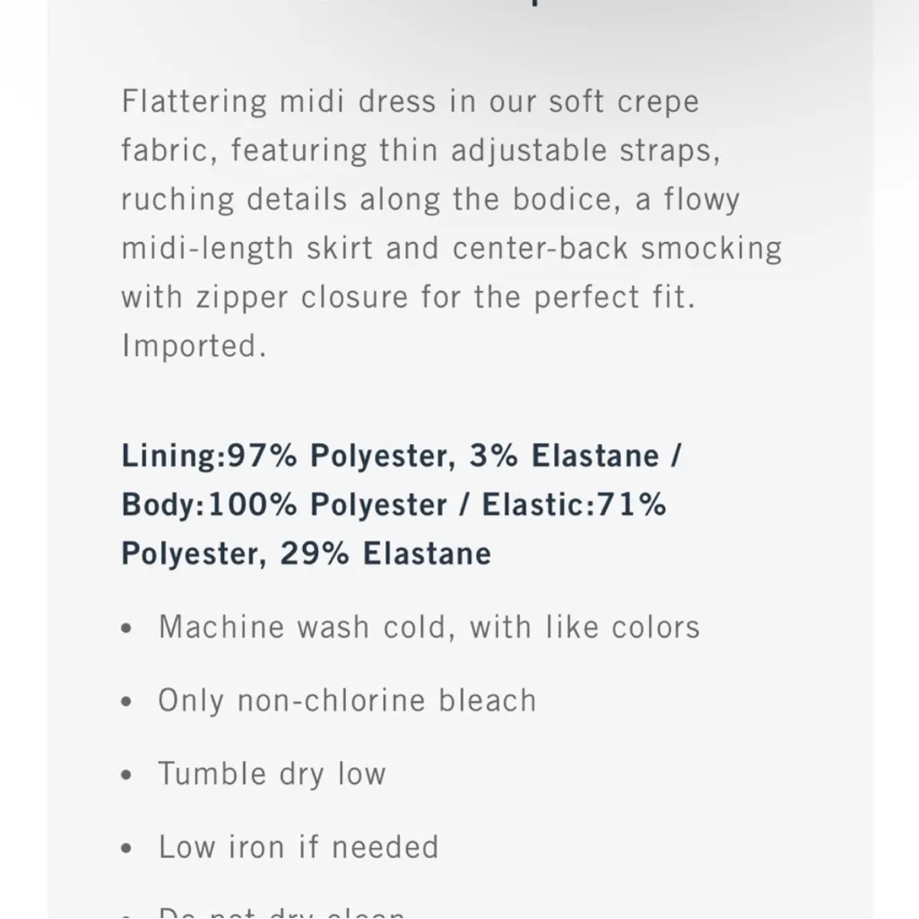 Abercrombie & Fitch The A&F Emerson Crepe Midi Dress - Image 5