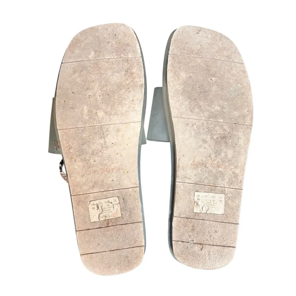 Sam Edelman Luciana Slide On Flat Jelly Sandals Snakeskin Strappy Women’s Size 8 - Image 6