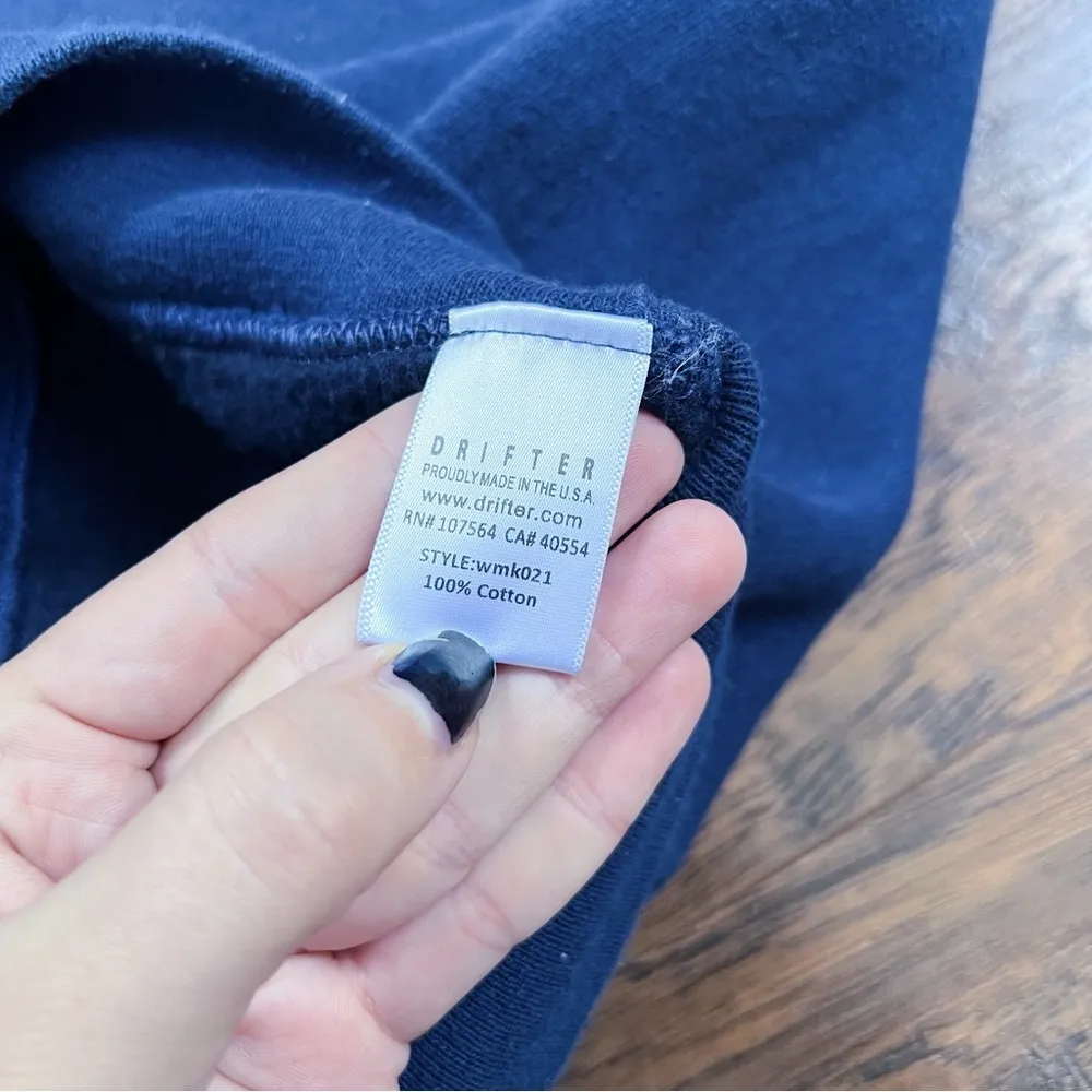 Drifter x Alchemist • Vitamin D sweatshirt Helios pullover Champion logo navy Blue - Image 9