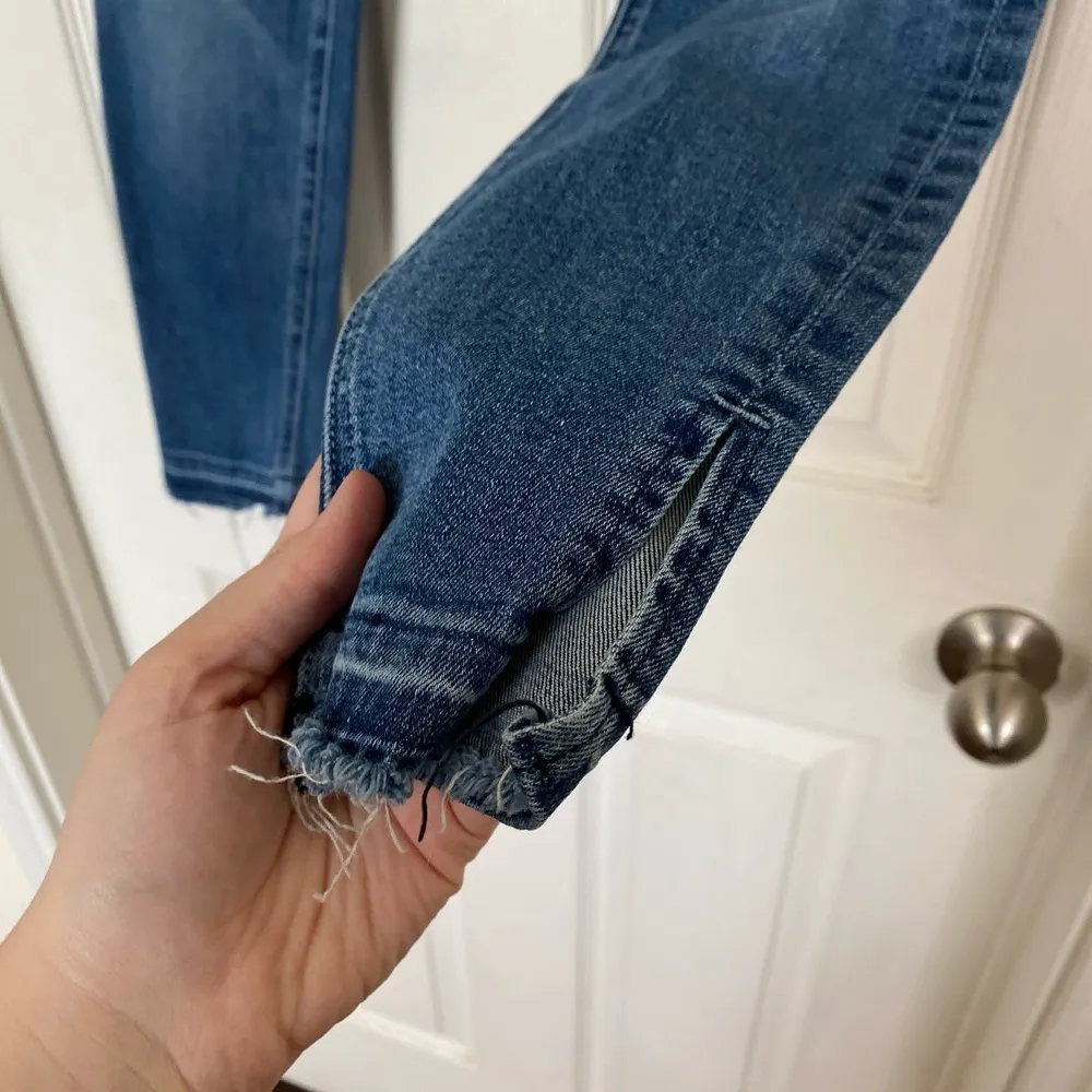 MCGUIRE DENIM Newton Split Hem Ankle Skinny Jeans Size 27P Revolve High Rise - Image 4