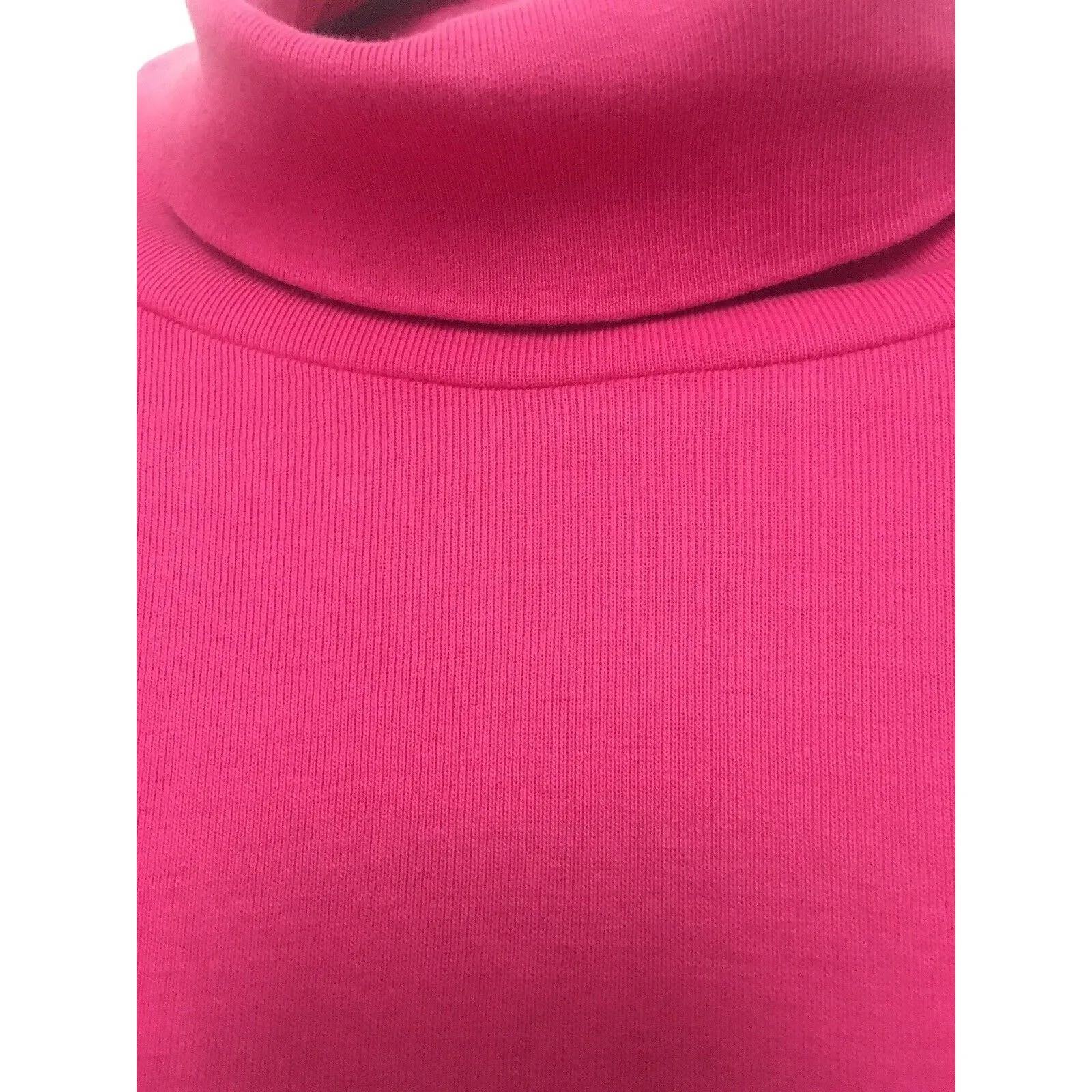 Liz Claiborne Women's Large High Neck Shirt Turtle Neck Shirt Pink Long Sleeves - Image 4