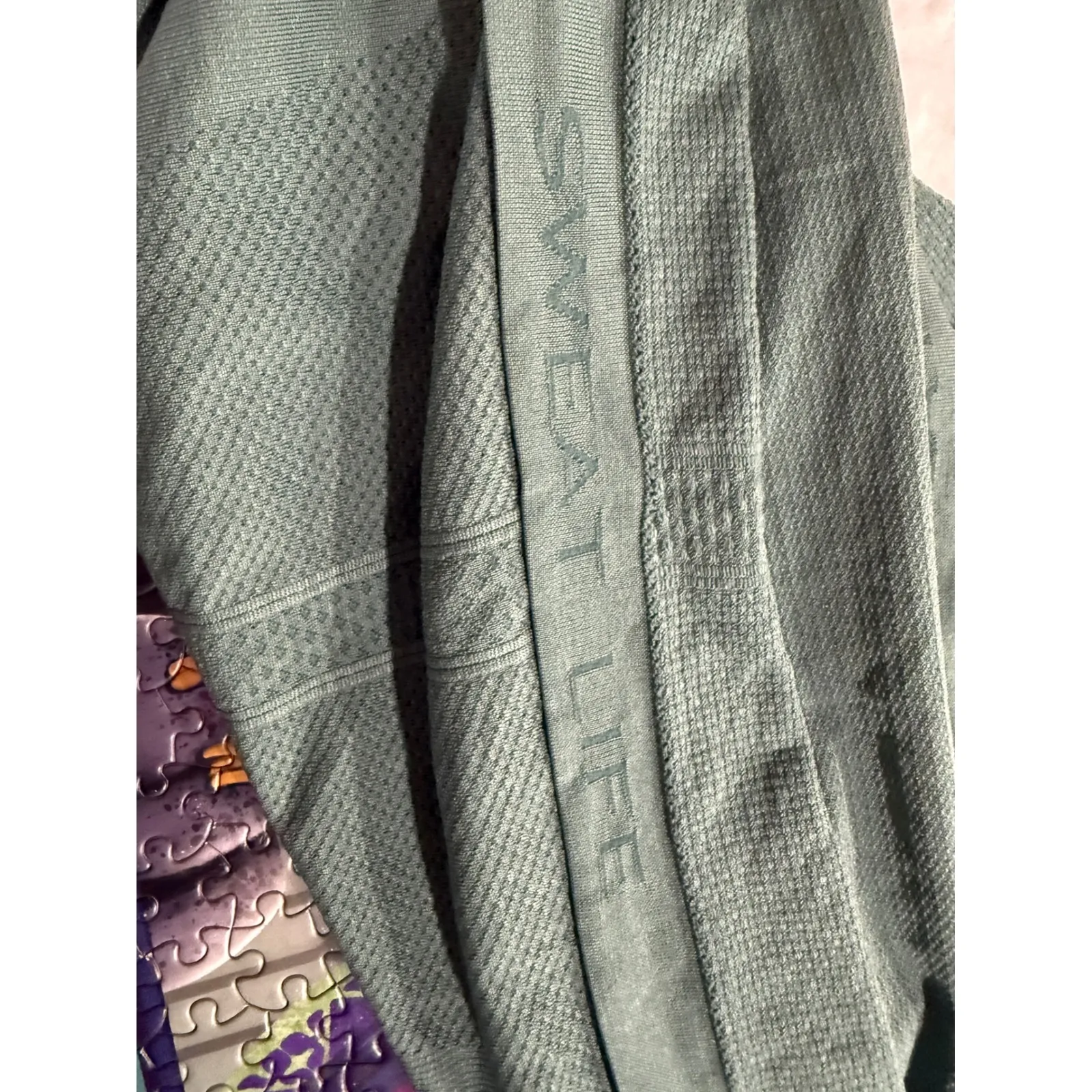 Lululemon Athletica Swiftly Tech Racerback Tank Top Women Green Size 10 - Image 4