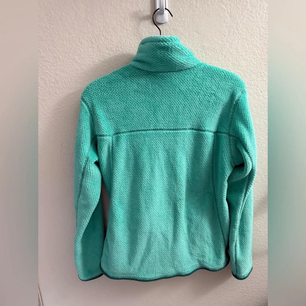 Patagonia Women's Re-Tool Snap-T Pullover Size M Teal Trail Hiking Camping Fall - Image 5