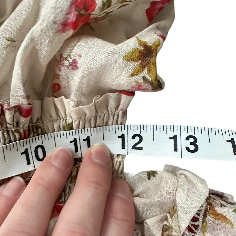 V. Chapman The Fig Dress Natural Dainty Floral Size 2 - Image 11