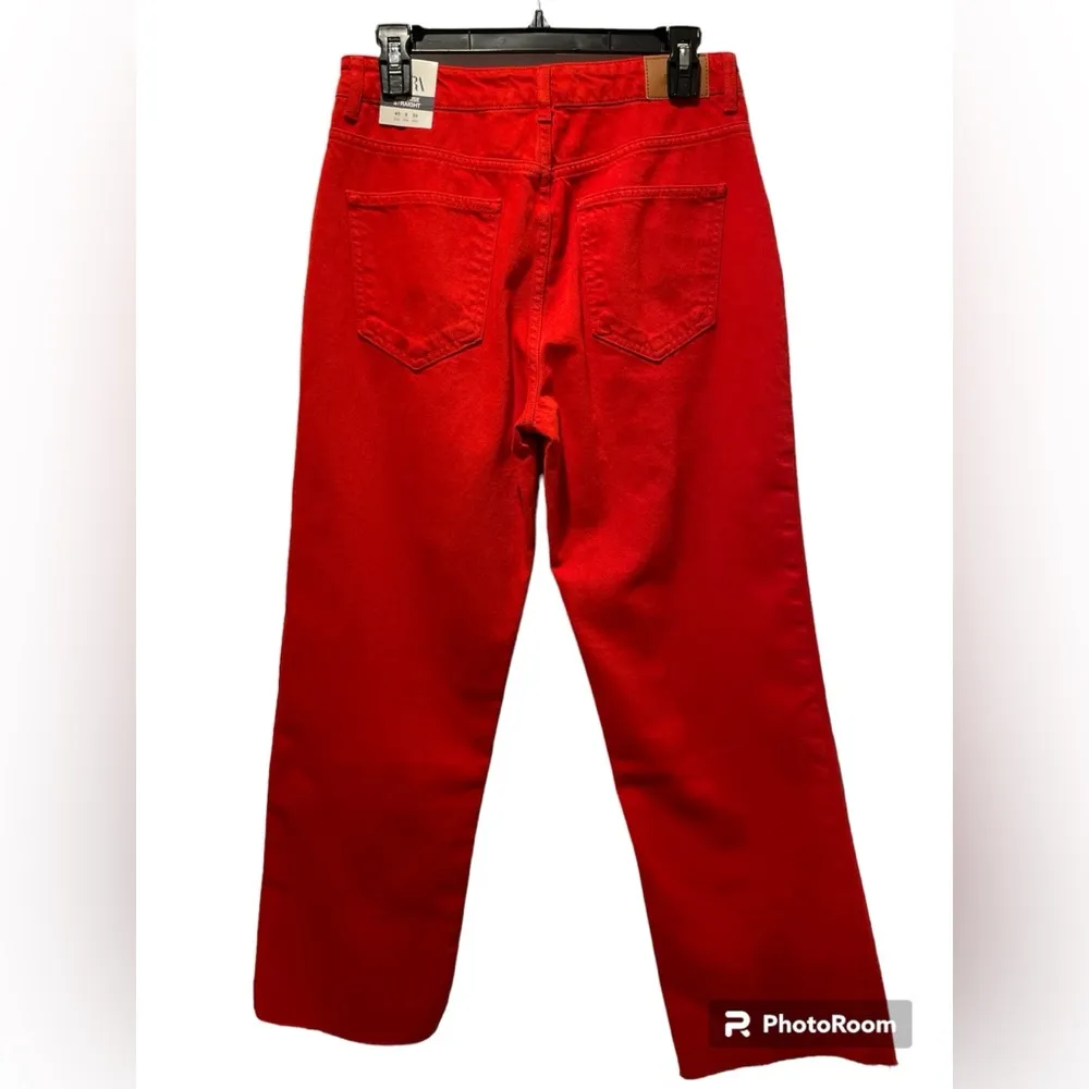 NWT ZARA  Mid Rise Straight size 8 - Image 5