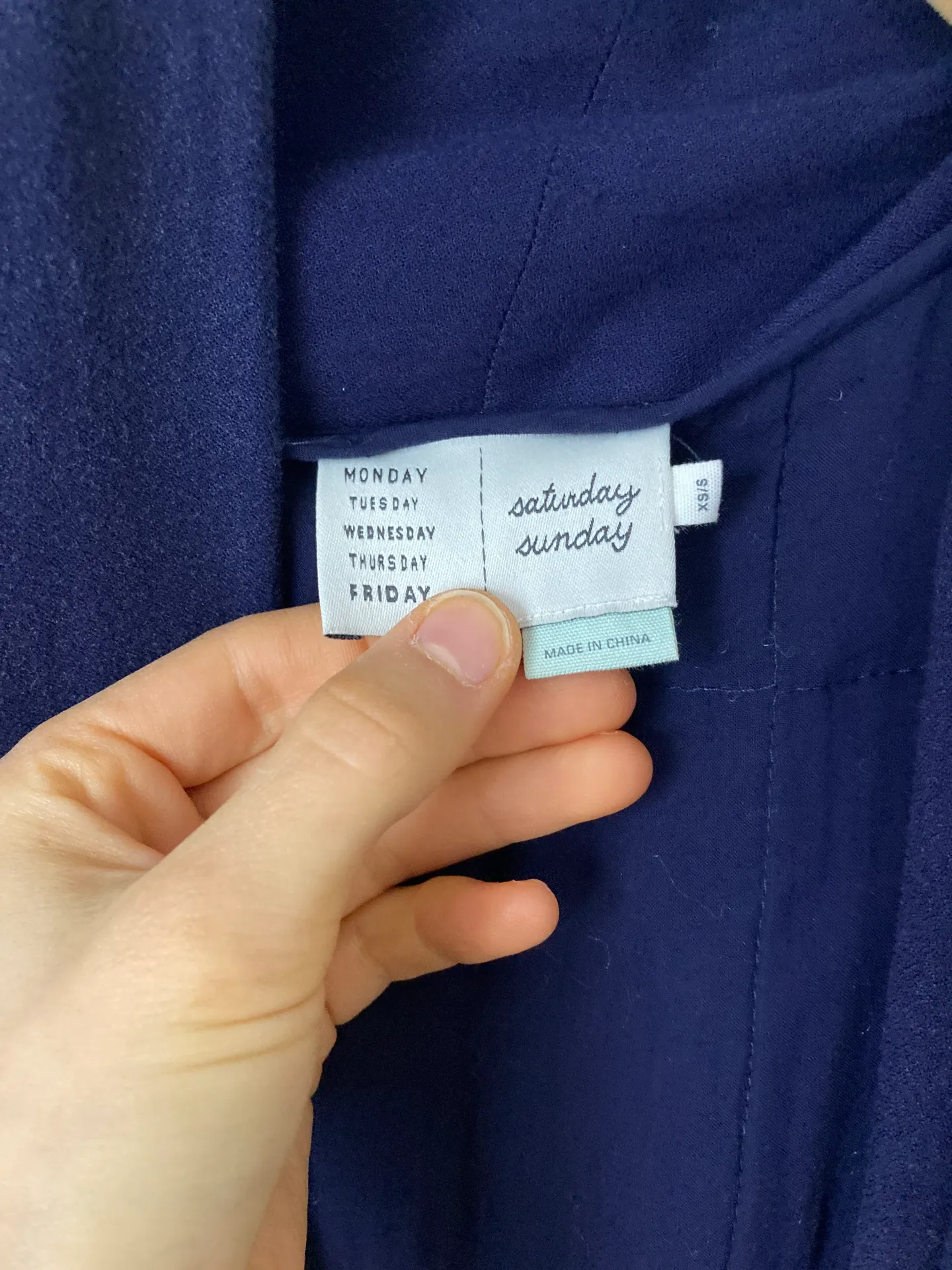 Blue Quilted Shawl - Image 4