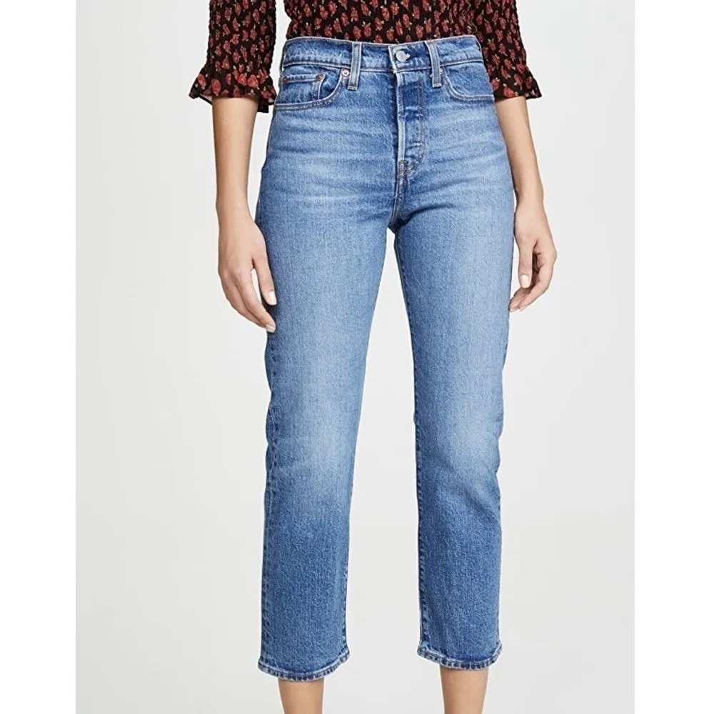 Levi's Wedgie Straight Jeans in Jive Sound Blue Size 26 x 28 - Image 7